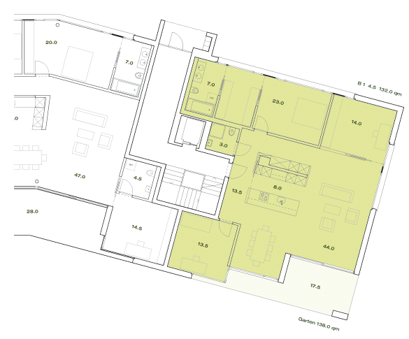 Haus AB - Wohnung B1