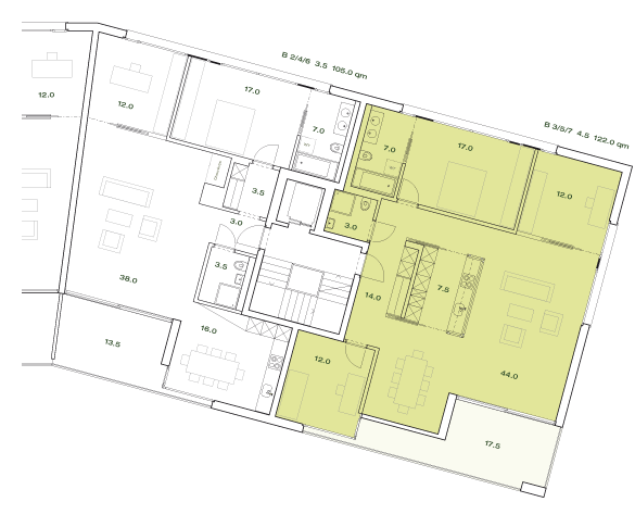 Haus AB - Wohnung B3