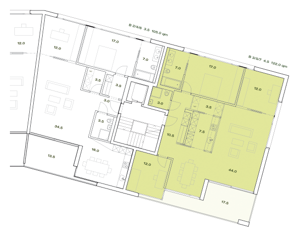 Haus AB - Wohnung B3