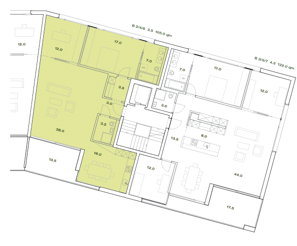 Haus AB - Wohnung B4