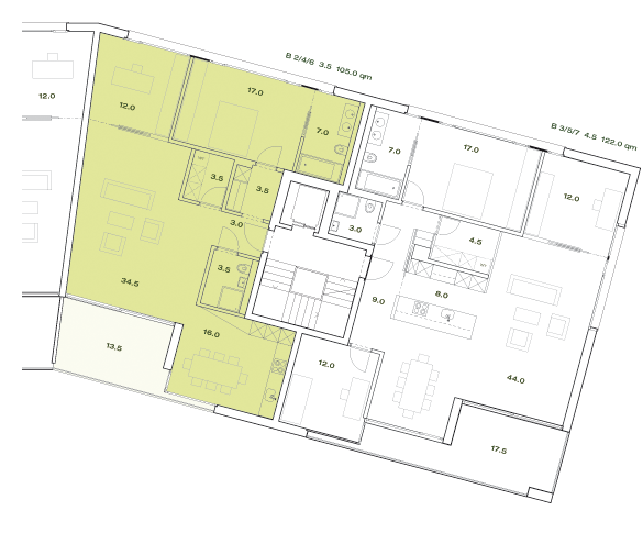 Haus AB - Wohnung B4