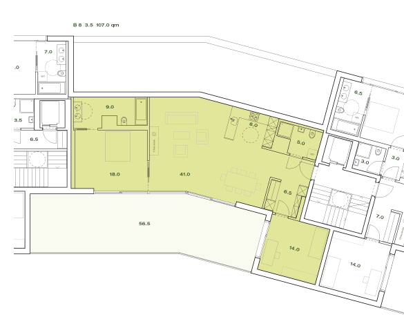 Haus AB - Wohnung B8