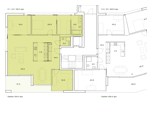 Haus CD - Wohnung C1