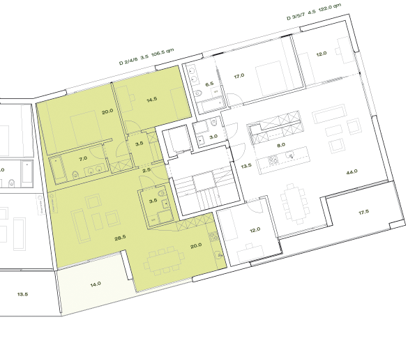 Haus CD - Wohnung D2