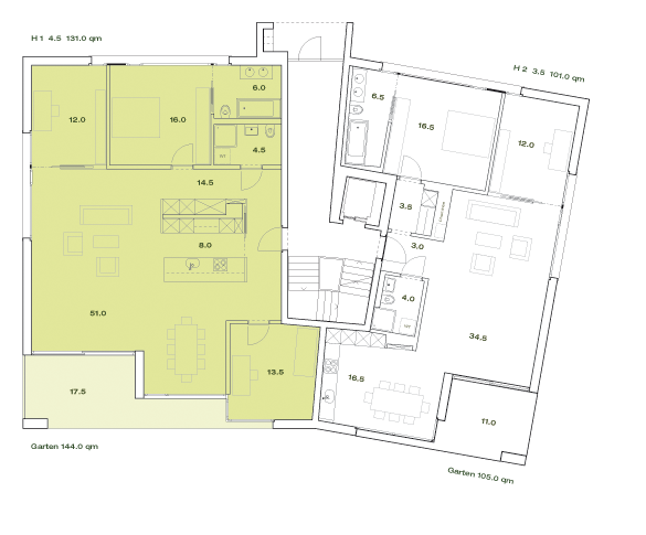 Haus H - Wohnung H1