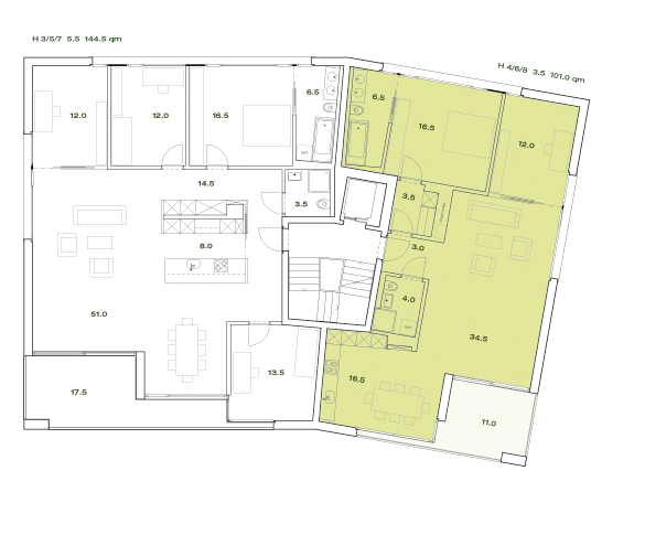 Haus H - Wohnung H6