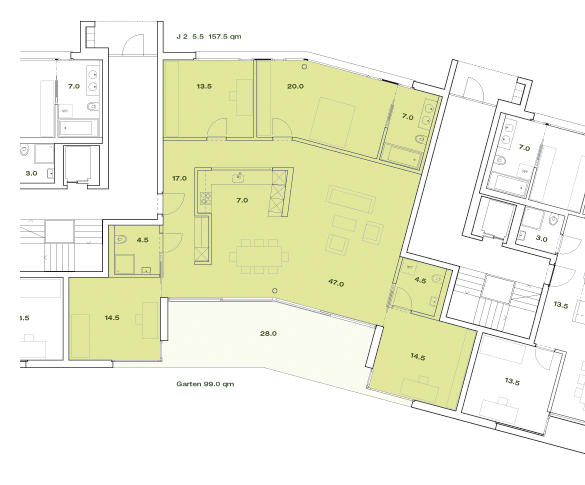 Haus JK - Wohnung J2