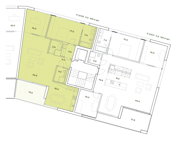 Haus JK - Wohnung K2