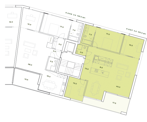 Haus JK - Wohnung K3