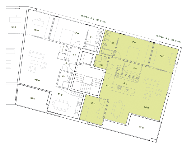 Haus JK - Wohnung K3