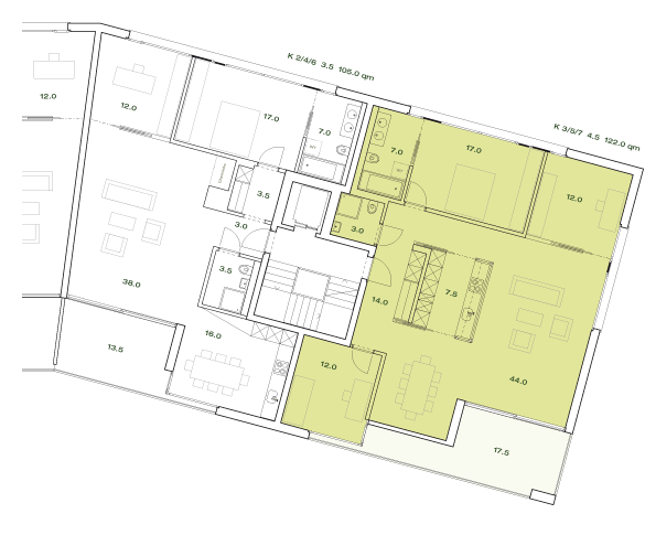 Haus JK - Wohnung K3