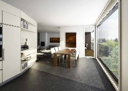 Ideale Besonnung der Wohn- und Essr&auml;ume.