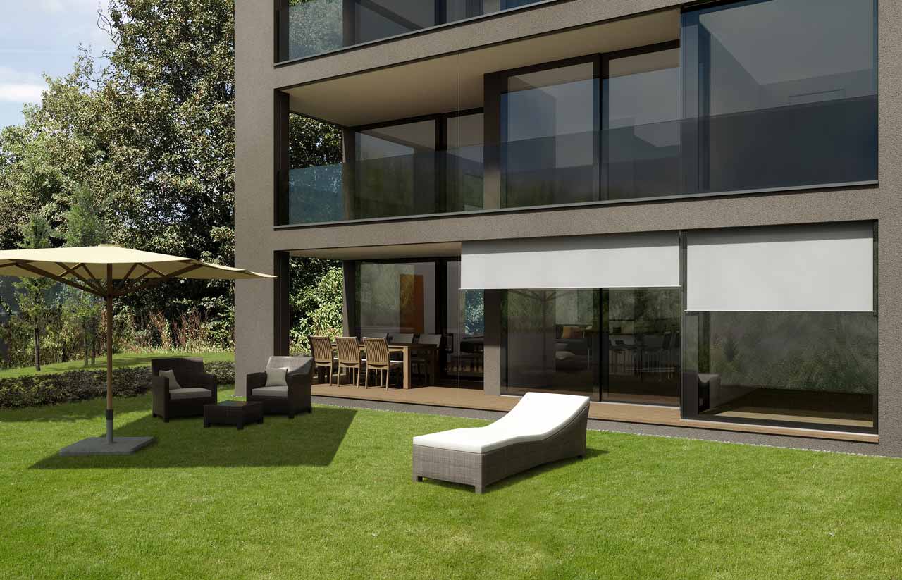 Maximale Privatsph&auml;re dank terrassierten Vorg&auml;rten